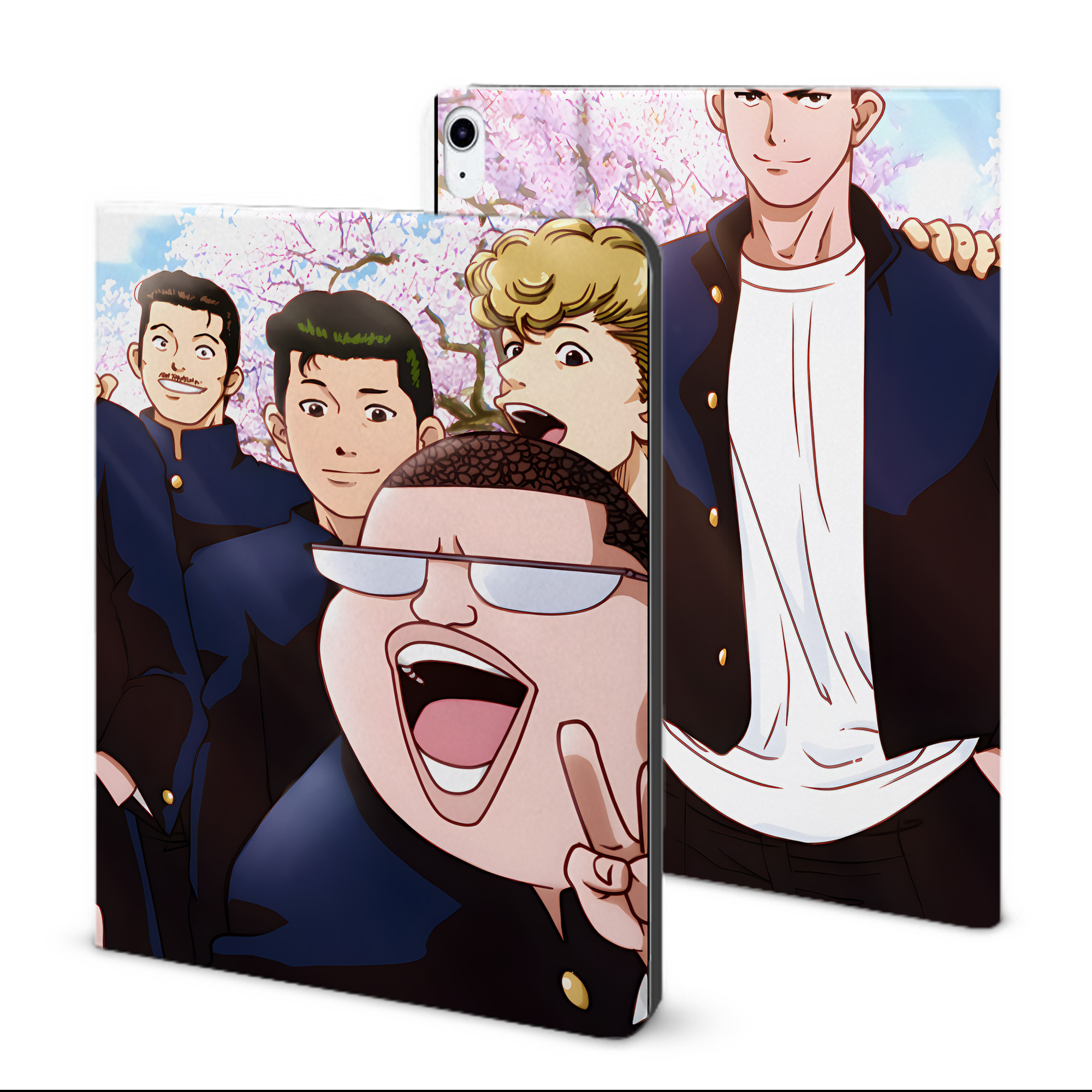 （画像用） SLAM DUNK／スラムダンク IPad ケース ブック型 PUレザー TPU 耐衝撃 軽量 薄型 ペン収納なし 全面保護 IPad 各モデル対応